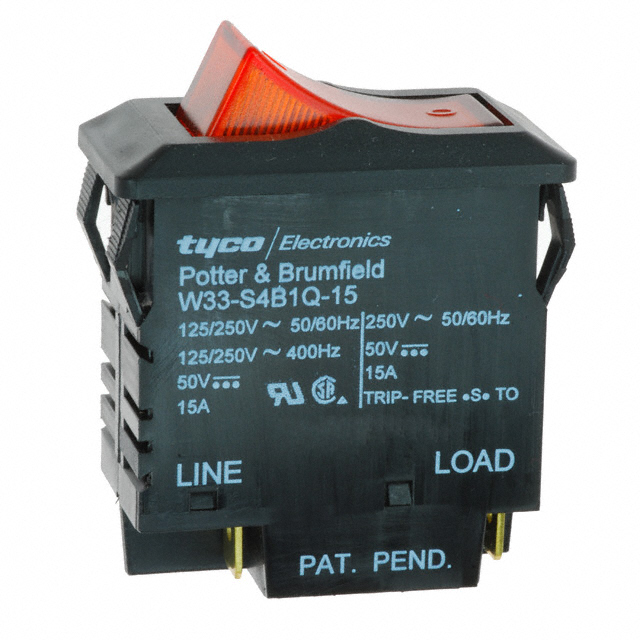 W33-S4B1Q-15 TE Connectivity Potter & Brumfield Relays Disjoncteurs
